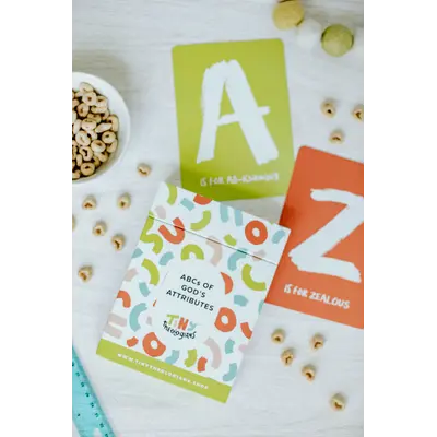 ABCs of God's Attributes card set