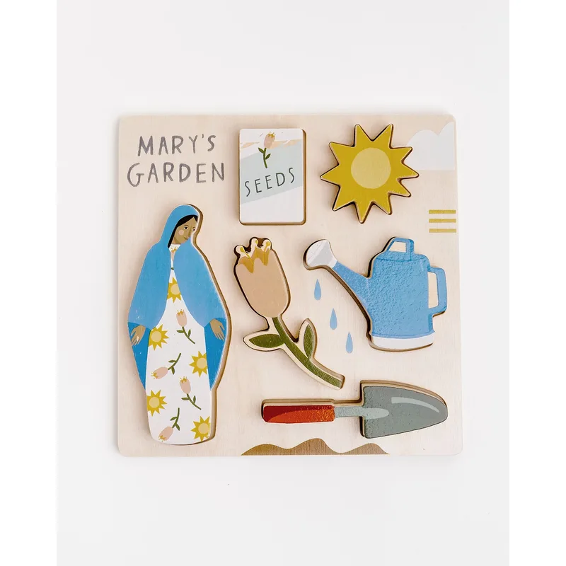 Mary's Garden Wooden Puzzle