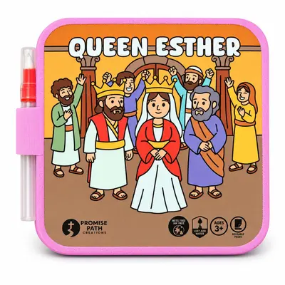 Queen Esther Water Reveal Coloring Book